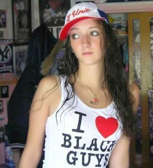 I love to watch my girlfriend suck black cock