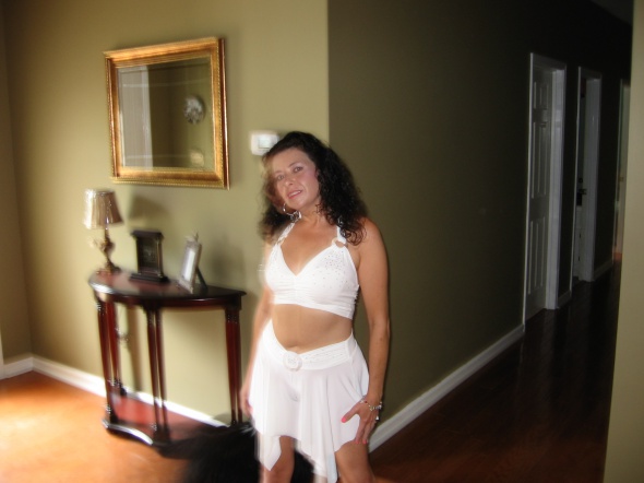 Petite girlfriend gets her first BBC at swingers club