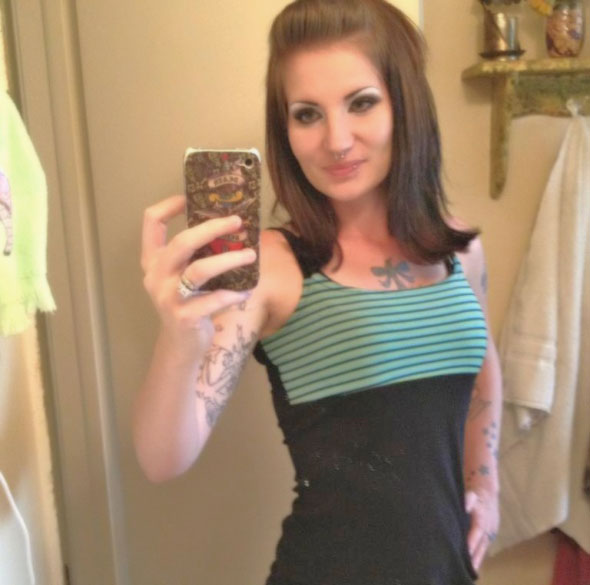 Goth chick wanting chocolate