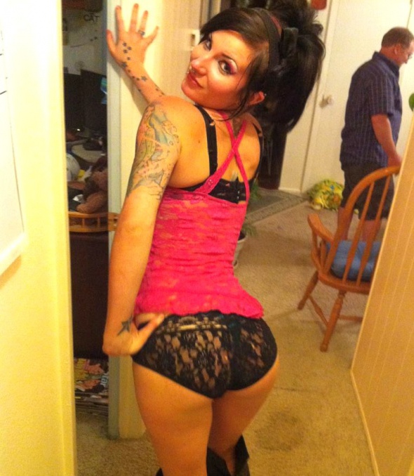 Goth chick wanting chocolate