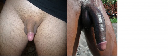 Me and my small penis compared to Big Black Cock - Amateur Interracial Porn