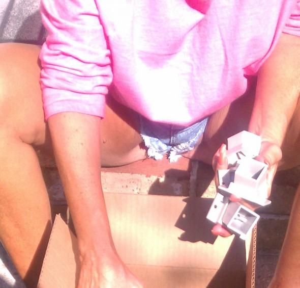 Wife sitting short short shorts Wife sitting short short shorts