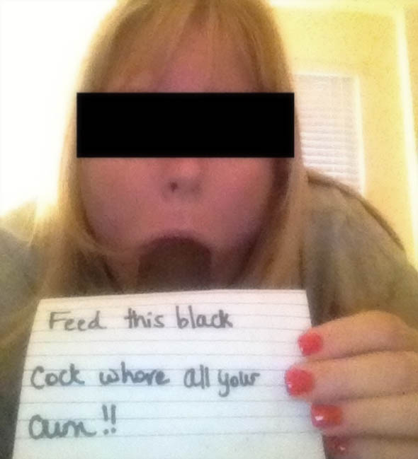 Ready to be your black cock whore