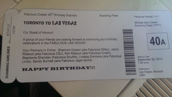 My wife arrives in Vegas on Sept. 28th My wife arrives in Vegas on Sept. 28th