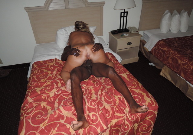 Slutwife riding big black