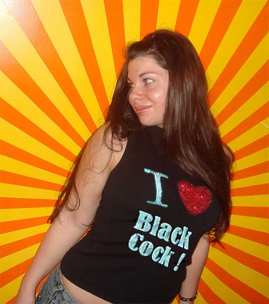 wife showing off her new shirt wife showing off her new shirt