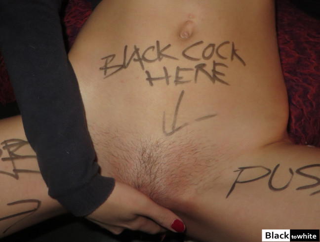 black cock body writing