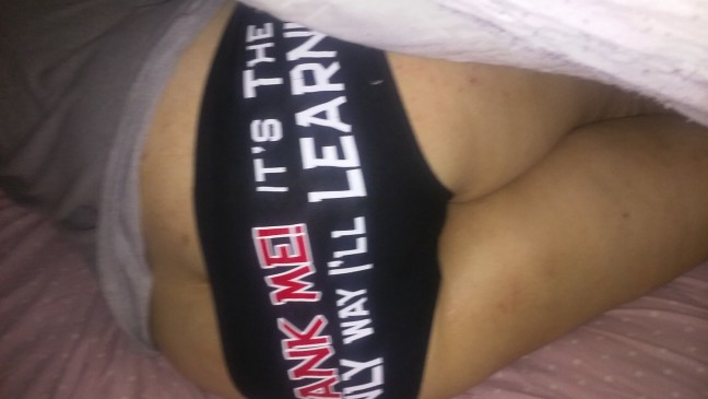 The bitch want to fuck.