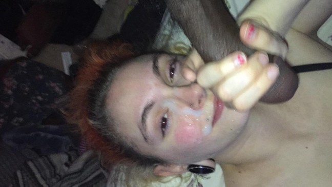 Lil redhead teen loves a GB