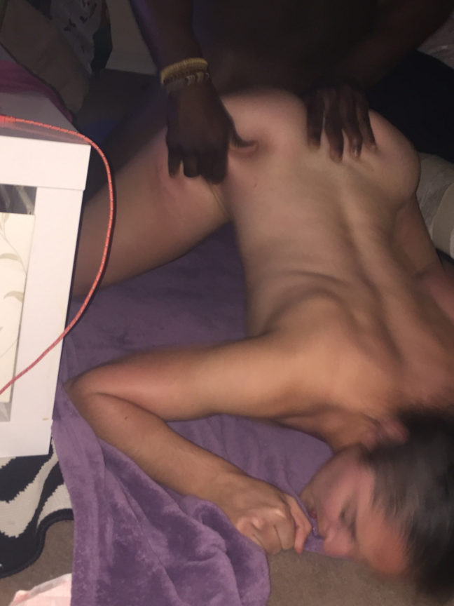 Cuckold watches his hotwife